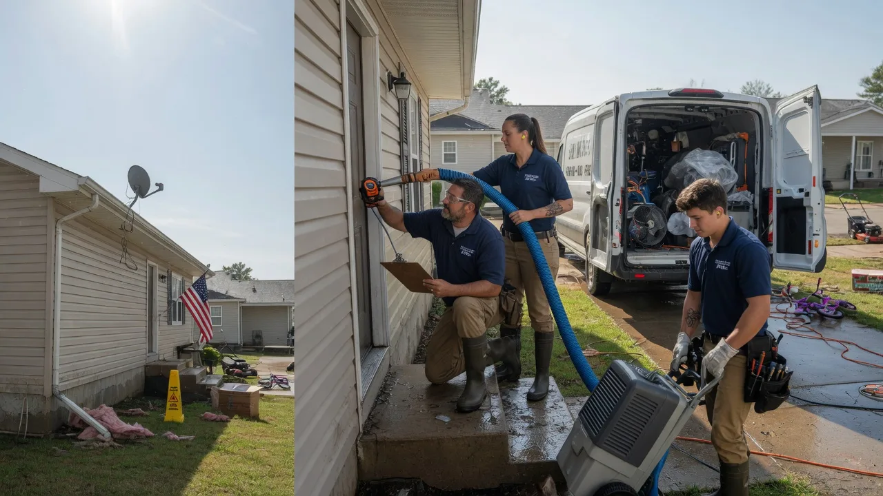 Ceiling Water Damage Restoration in Conneaut, OH near me